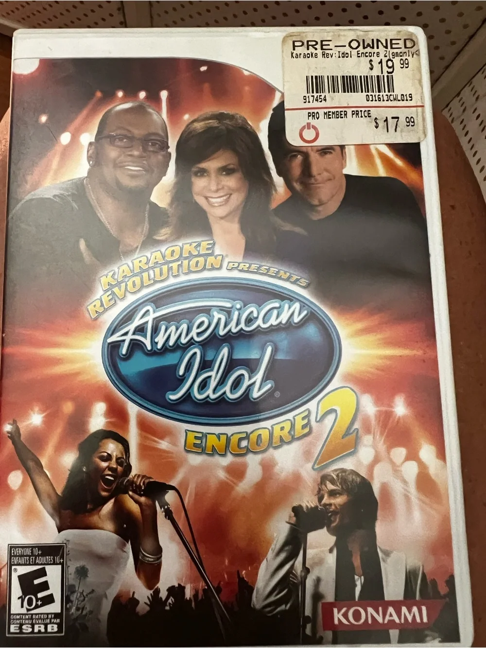 Konami American Idol Encore 2 (White) - Karaoke Revolution Video Game